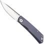 Image for Real Steel Luna TS 7001TS03 Satin N690, Slate Blue Monochrome Titanium, pocket knife, Jakub Wieczorkiewicz design