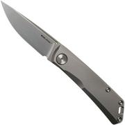 Real Steel Luna 7001 Titanium slipjoint pocket knife, Poltergeist design