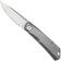 Image for Real Steel Luna 7001 Titanium slipjoint pocket knife, Poltergeist design