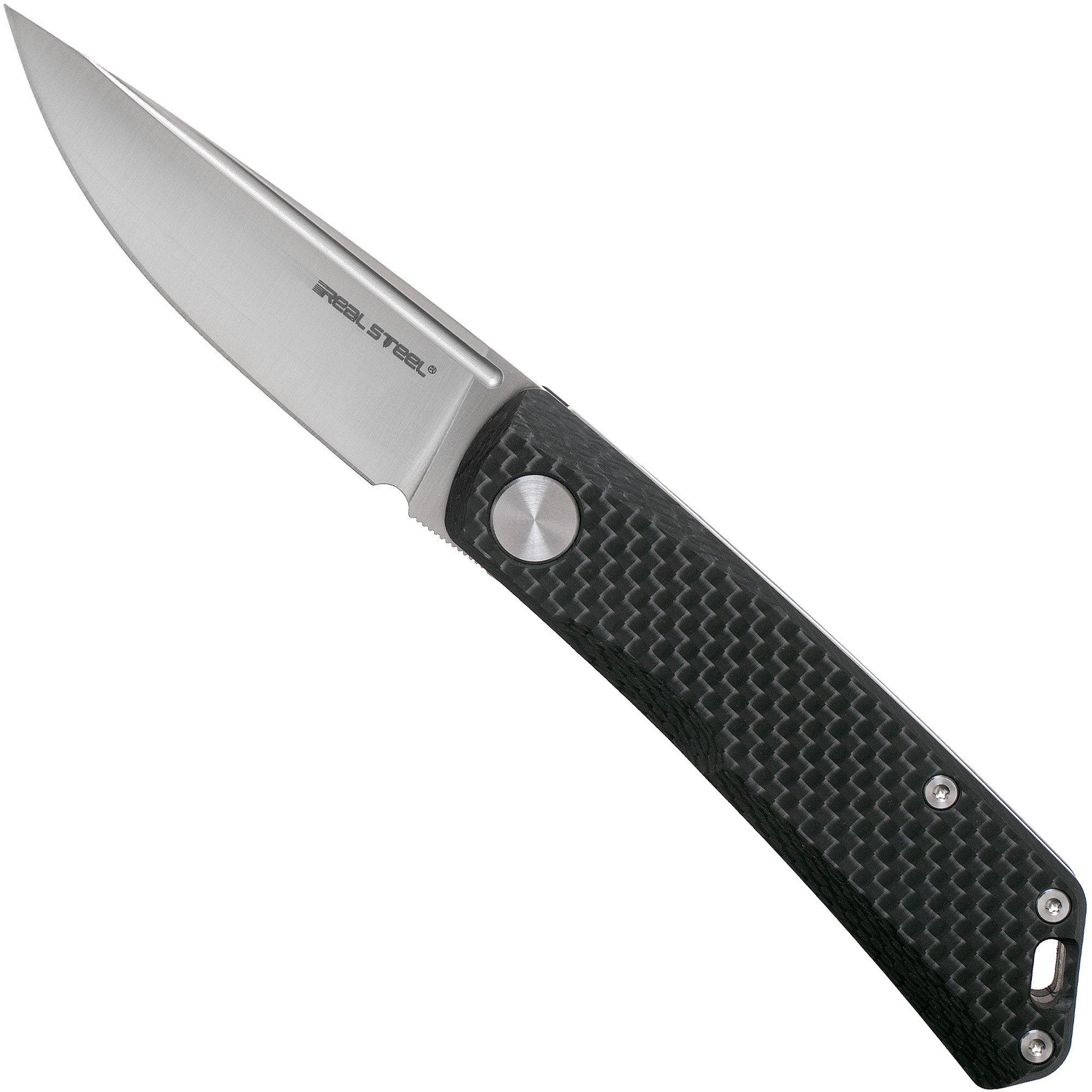 Real Steel Luna Premium II M390, Green Micarta 7006P