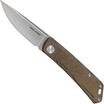 Real Steel Luna Premium II M390, Green Micarta 7006P Knivesandtools Exclusive couteau de poche slipjoint