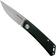 Image for Real Steel Luna Lite 7031 Black G10 pocket knife, Poltergeist design