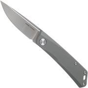 Real Steel Luna Lite 7037 Grey G10 pocket knife, Poltergeist design