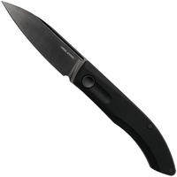 Image for Real Steel Stella Lux 7041Z1, K110 DLC Coating, Black G10, slipjoint pocket knife