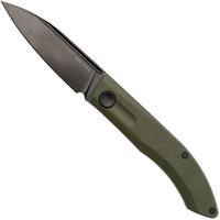 Immagine per Real Steel Stella Lux 7041Z3, Black DLC K110, OD Green G10 coltello da tasca, Poltergeist design
