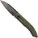 Afbeelding voor Real Steel Stella Lux 7041Z3, Black DLC K110, OD Green G10 zakmes, Poltergeist design