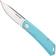 Bild für Real Steel Luna Lite 7043 Satin D2, Blue G10, Taschenmesser