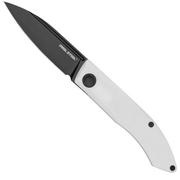 Real Steel Stella Black&White 7051BW coltello da tasca slipjoint, design di Poltergeist