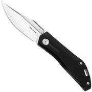 Nóż składany Real Steel Ventus Lite 7051SB Satin D2, Black G10