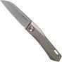 Image for Real Steel Solis 7061S Beadblast Titanium, Silver, slipjoint pocket knife, Poltergeist design
