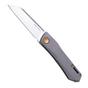 Image for Real Steel Solis 7062G Beadblast Titanium, Gold, slipjoint pocket knife, Poltergeist design