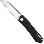 Real Steel Solis Lite, 7064SB, Black G10, Satin D2 slipjoint pocket knife