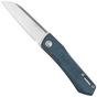 Image for Real Steel Solis 7065DM, N690, Denim Micarta pocket knife, Poltergeist design