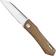 Afbeelding voor Real Steel Solis 7065NM, N690, Natural Micarta Knivesandtools Exclusive zakmes, Poltergeist design