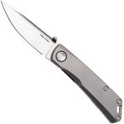 Real Steel Luna Boost 7071-2 Satin N690, Grey Titanium, zakmes, Poltergeist design