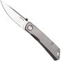 Afbeelding voor Real Steel Luna Boost 7071-2 Satin N690, Grey Titanium, zakmes, Poltergeist design