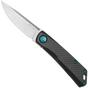 Afbeelding voor Real Steel Luna Boost 7076, Böhler N690, Titanium Framelock, Carbon Fiber, Blue Hardware, zakmes