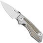 Bild für Real Steel Delta 2600, 7101G Stonewased S35VN, Titanium Green Micarta Inlay, Taschenmesser