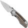 Image pour Real Steel Delta 2600, 7101N, Stonewashed S35VN, Titanium Natural Micarta Inlay, couteau de poche