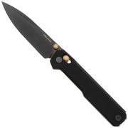 Nóż składany Real Steel Perix 7121BB Black Nitro-V, Black G10, projekt Ostap Hel