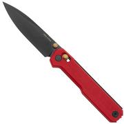 Real Steel Perix 7121BR Black Nitro-V, Red G10 navaja, Ostap Hel design