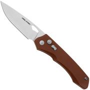 Real Steel Griffin Pro 7131NM 14C28N, Natural Micarta, zakmes, Carson Huang design