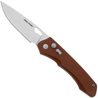 Image pour Real Steel Griffin Pro 7131NM 14C28N, Natural Micarta, couteau de poche, Carson Huang design