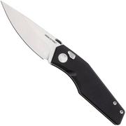 Real Steel Spectrum 7142BS, Satin Nitro-V, Black G10 navaja, Jakub Wieczorkiewicz design