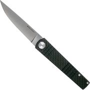 Real Steel Ippon 7242 Carbon fibre pocket knife, Chad Los Banos design