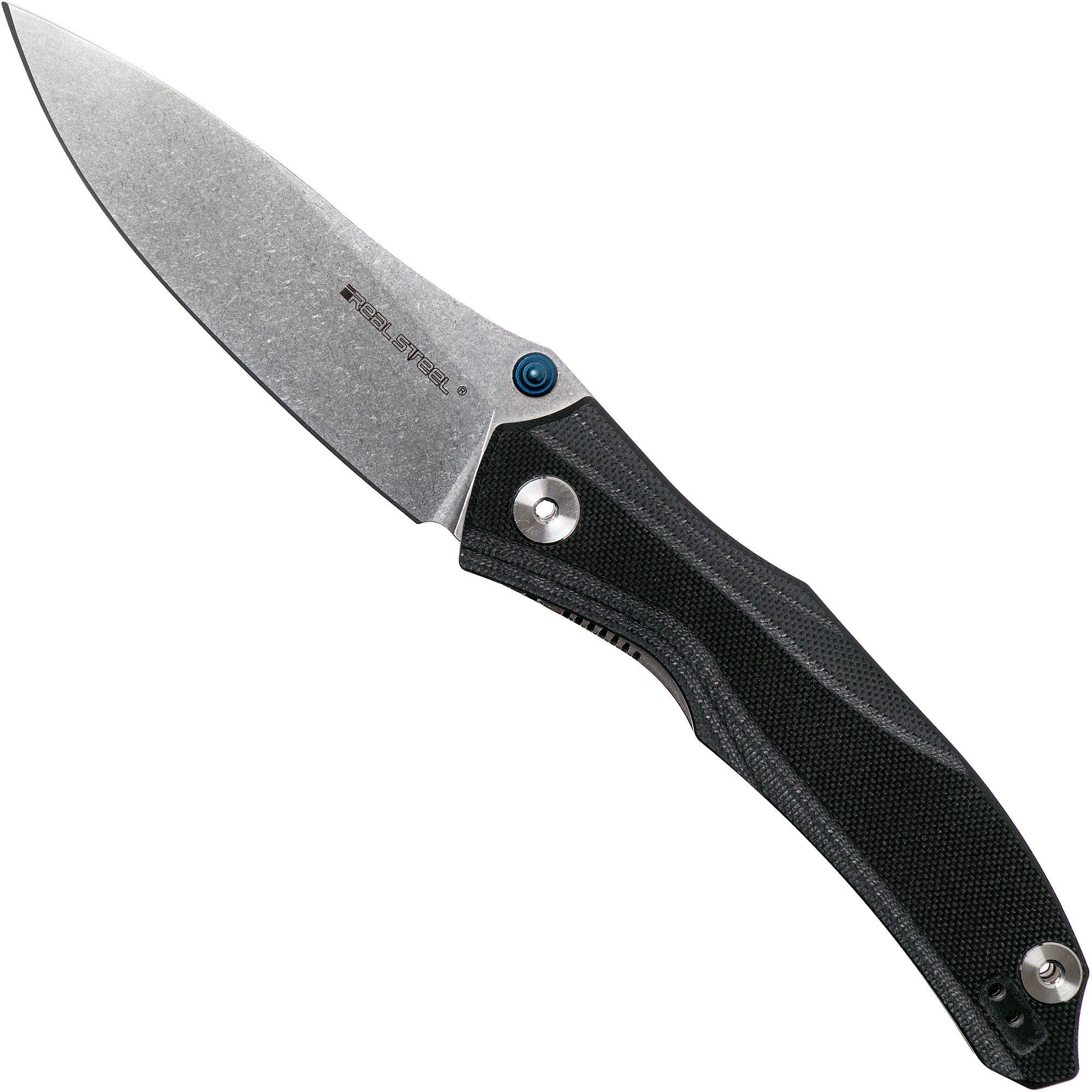 Real Steel Horus E802 Black 7431, pocket knife