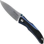 Real Steel Horus E802 Black/Blue 7432, couteau de poche