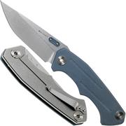 Real Steel Crusader 3701 Light Grey 7442 coltello da tasca, Poltergeist design