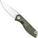 Afbeelding voor Real Steel Sidus, 7461M, D2 Green Micarta, zakmes