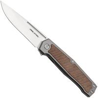Immagine per Real Steel Rokot Premium 7645N Satin S35VN, Titanium Natural Micarta Inlay, coltello da tasca
