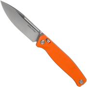 Nóż składany Real Steel Huginn 7651OS Orange G10