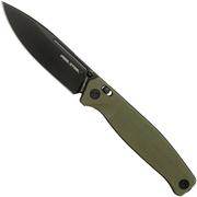 Real Steel Huginn 7652GB OD Green Black G10 Taschenmesser