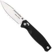 Real Steel Huginn Compact 7653BS, Satin VG-10, Black G10 zakmes, Ivan Braginets design 