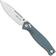 Image pour Real Steel Huginn Compact 7653DS, Stonewashed VG-10, Denim Micarta couteau de poche, Ivan Braginets design