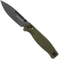 Bild für Real Steel Huginn Compact 7653GB, Black PVD VG-10, OD-Green G10 Taschenmesser, Ivan Braginets Design
