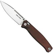 Real Steel Huginn 7653RM Red Micarta, Knivesandtools Exclusive coltello da tasca