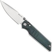 Real Steel Sacra, 7711D Denim Micarta, K110, couteau de poche 