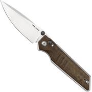Real Steel Sacra, 7711N Natural Micarta, Stonewashed K110 pocket knife