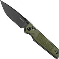 Bild für Real Steel Sacra TAC 7712G, K110 Plain Green G10, Taschenmesser