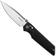 Image pour Real Steel Sacra Pro 7714BS Stonewashed Böhler K110, Black G10, couteau de poche