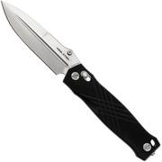  Real Steel Muninn 7751BS Black G10, Satin VG-10, navaja