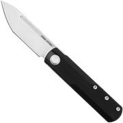 Real Steel G-Tanto EDC 7801BS Satin Nitro-V, Black G10, coltello da tasca, Ostap Hel design