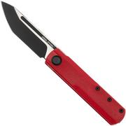 Real Steel G-Tanto EDC 7801RB Two-Tone Finish Nitro-V, Red G10, navaja slipjoint, Ostap Hel design