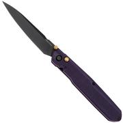 Real Steel G5 Metamorph Button Lock 7832P Black 14C28N, Purple G10, Taschenmesser, Ostap Hel Design