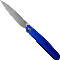 Image for Real Steel G5 Metamorph Front flipper Mk. II 7838 Intense Blue pocket knife, Ostap Hel design