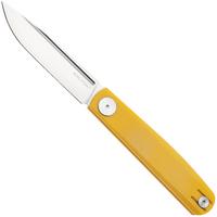 Afbeelding voor Real Steel G-Slip 7843S Satin VG10, Yellow G10, zakmes, Ostap Hel design
